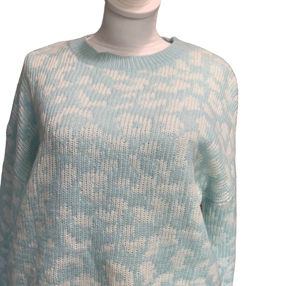 John + Jenn Leopard Print Knit Sweater Sz: XS - Picture 5 of 6